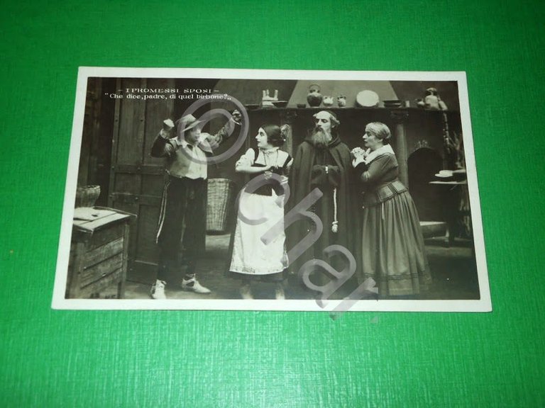 Cartolina Cinema Teatro - I promessi sposi - Una scena …