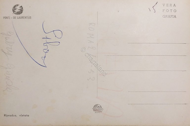 Cartolina Cinema Teatro - Silvana Mangano - Attrice - 1953