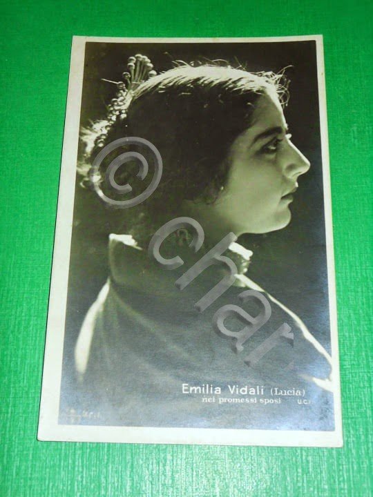 Cartolina Cinema Teatro Film - Emilia Vidali ( Lucia ) … | Immagine Gallery 2