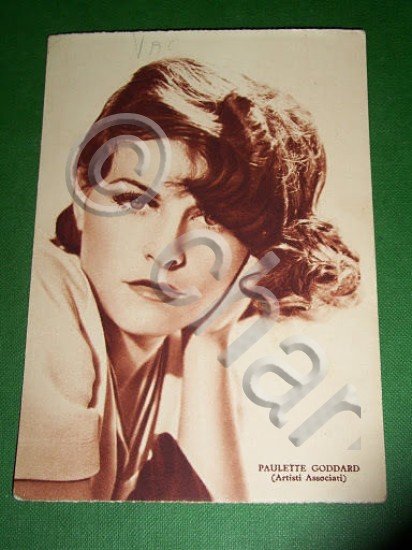 Cartolina Cinema Teatro Lirica - Paulette GODDARD - 1937