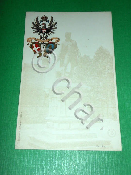 Cartolina Circolo Militare di Torino - Monumento 1900 ca.