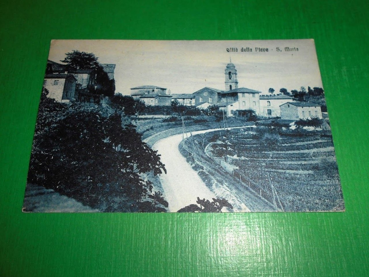Cartolina Città della Pieve - S. Maria 1933.