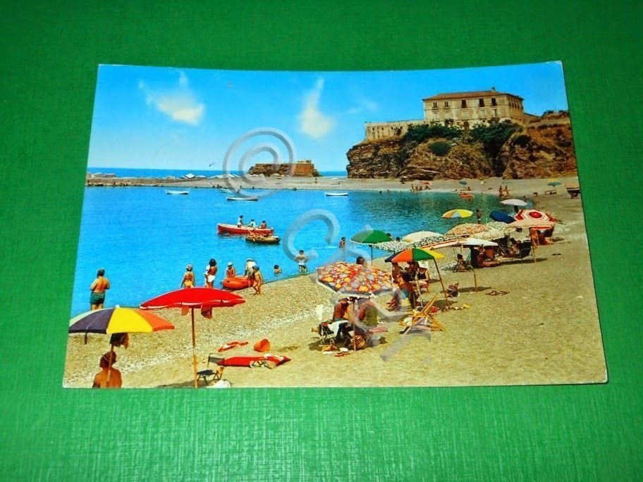 Cartolina Cittadella del Capo - La spiaggia 1983.