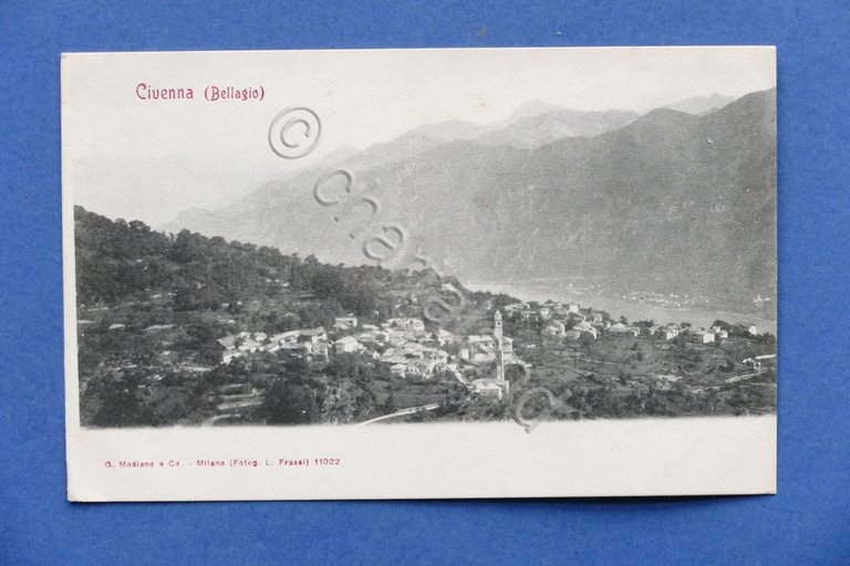 Cartolina Civenna - Bellagio - 1900 ca.