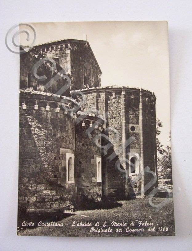 Cartolina Civita Castellana - S. Maria di Faleri 1956.