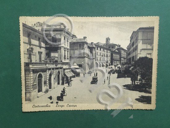 Cartolina Civitavecchia - Lagro Cavour - 1921