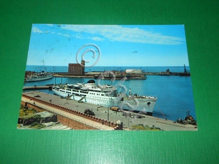 Cartolina Civitavecchia - Veduta del Porto 1964