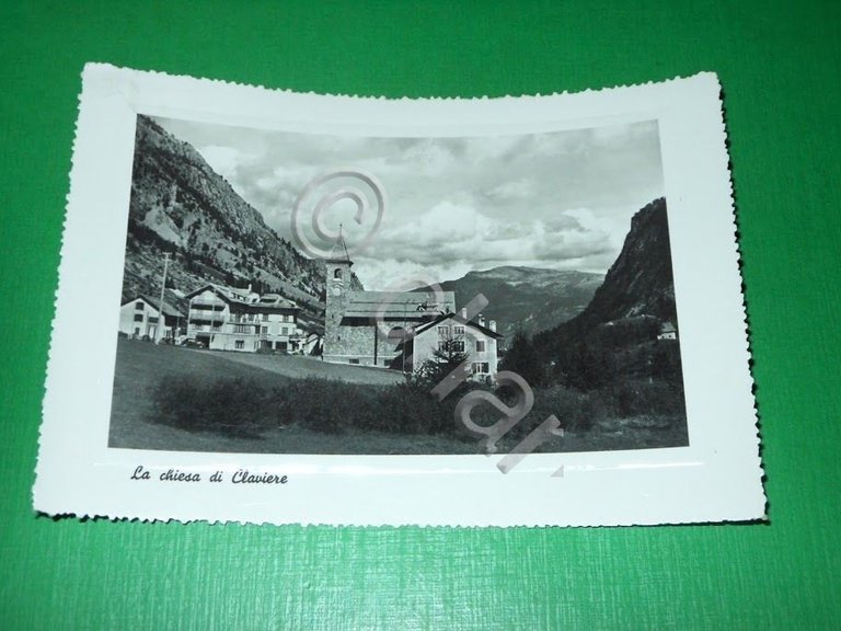 Cartolina Claviere - La Chiesa 1954 | Immagine Gallery 2
