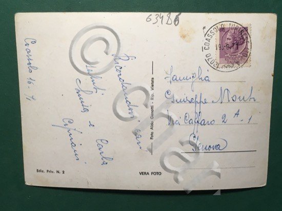 Cartolina Coassolo Torinese - Scorcio - 1971