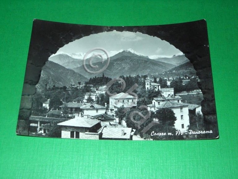 Cartolina Coazze - Panorama 1956