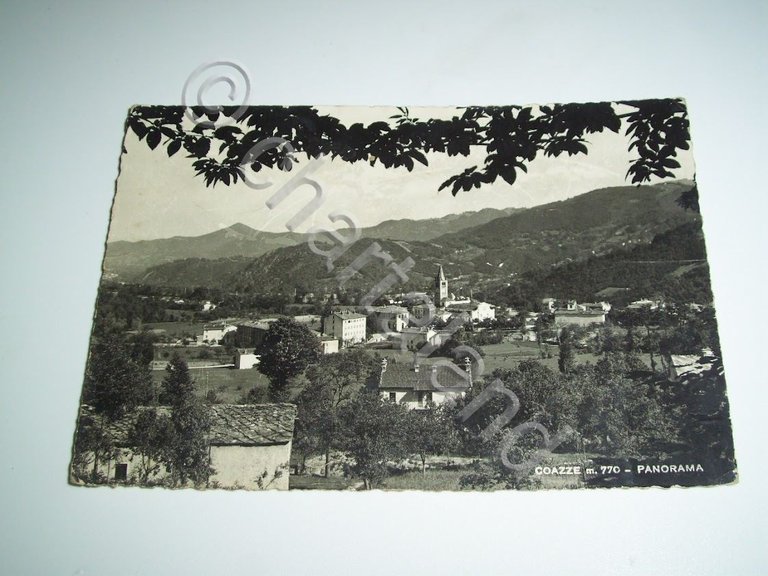 Cartolina Coazze ( Torino ) - Panorama 1948.