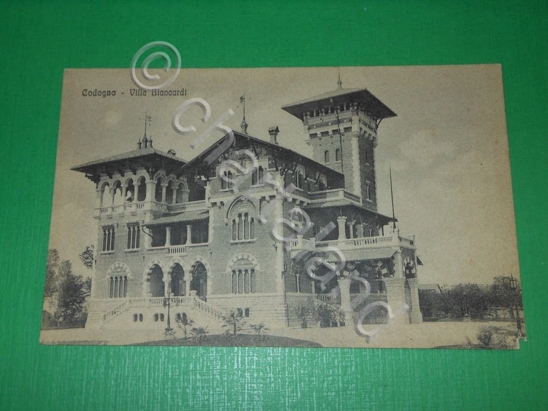 Cartolina Codogno - Villa Biancardi 1930 ca.