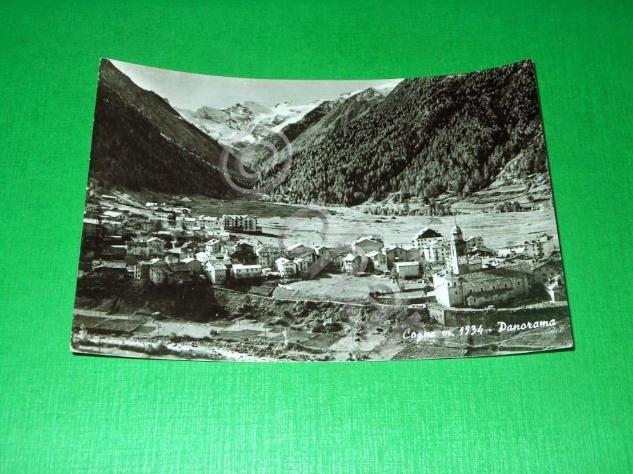 Cartolina Cogne - Panorama 1964.