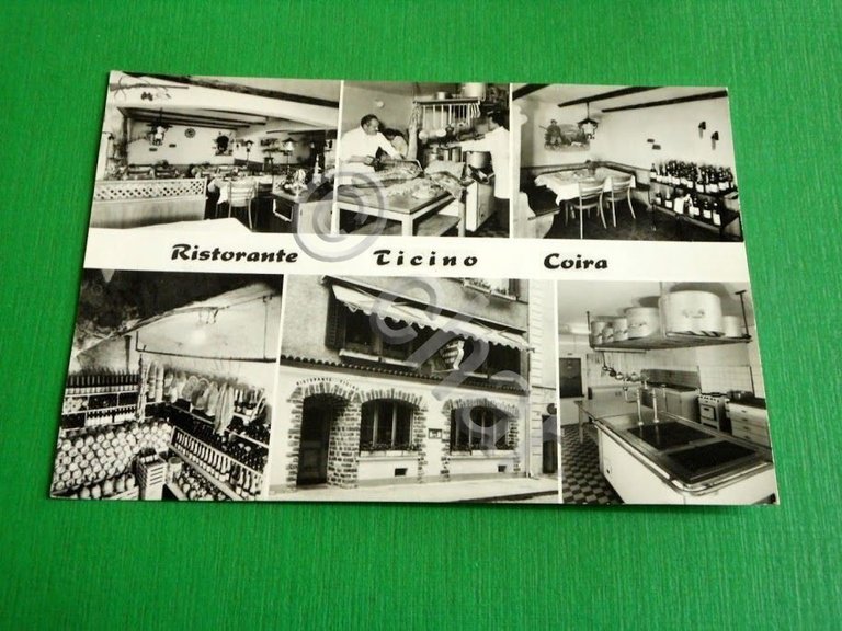 Cartolina Coira / Chur - Ristorante Ticino 1960 ca