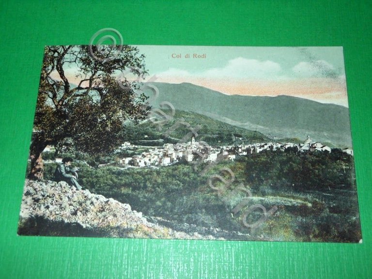 Cartolina Col di Rodi - Panorama 1920 ca.