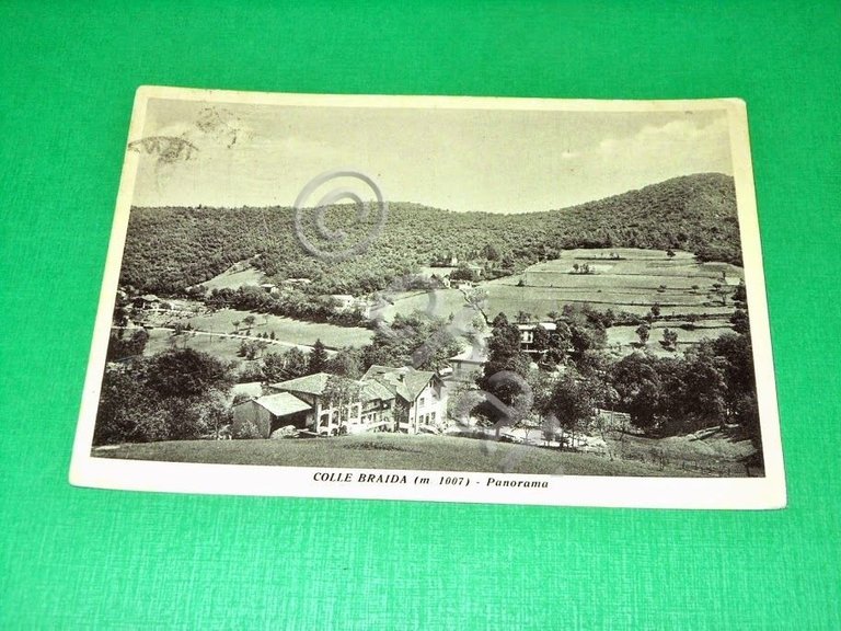 Cartolina Colle Braida - Panorama 1956