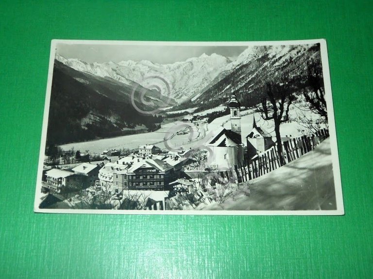 Cartolina Colle Isarco - Brennero - Scorcio panoramico 1951.