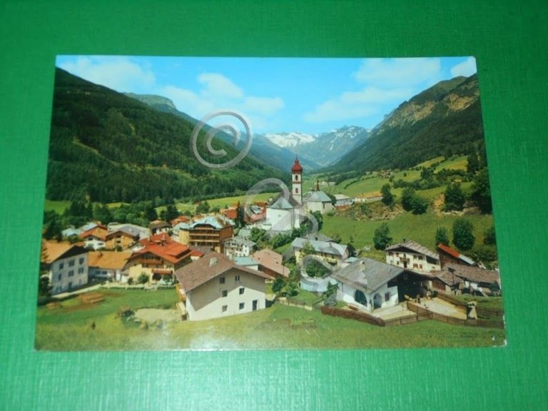 Cartolina Colle Isarco - Gossensass - Panorama 1972