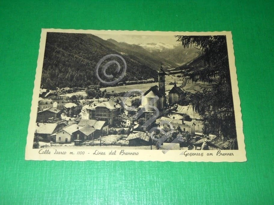 Cartolina Colle Isarco - Linea del Brennero - Scorcio panoramico …
