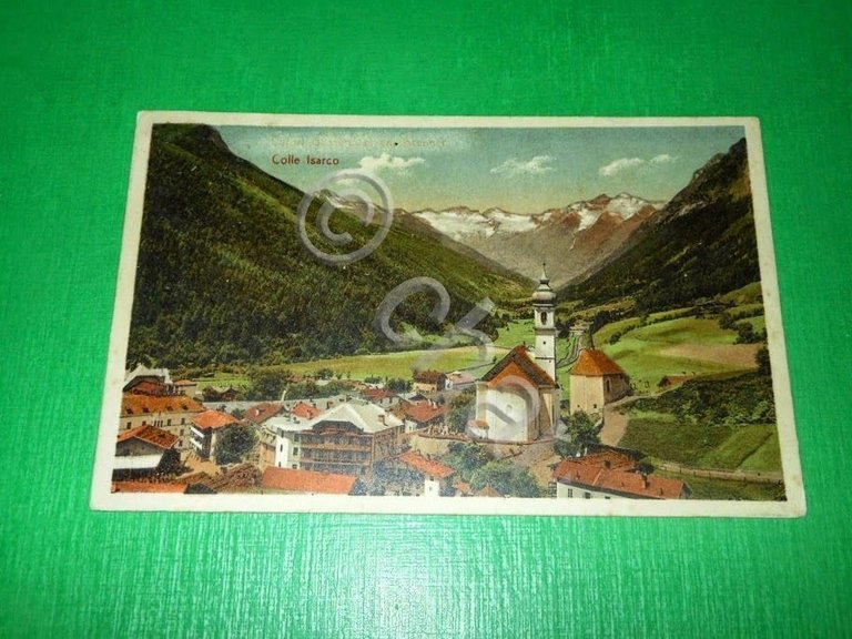 Cartolina Colle Isarco - Scorcio panoramico 1925.