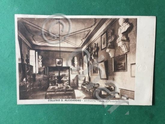 Cartolina Collegio S. Alessandro - Bergamo - Sala di Foresteria … | Immagine Gallery 3