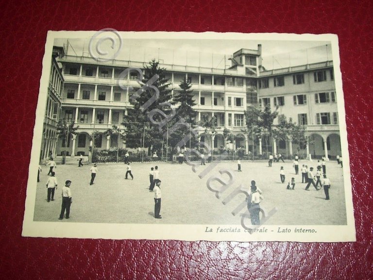 Cartolina Collegio S. Tomaso ( Cuneo ) - La facciata …