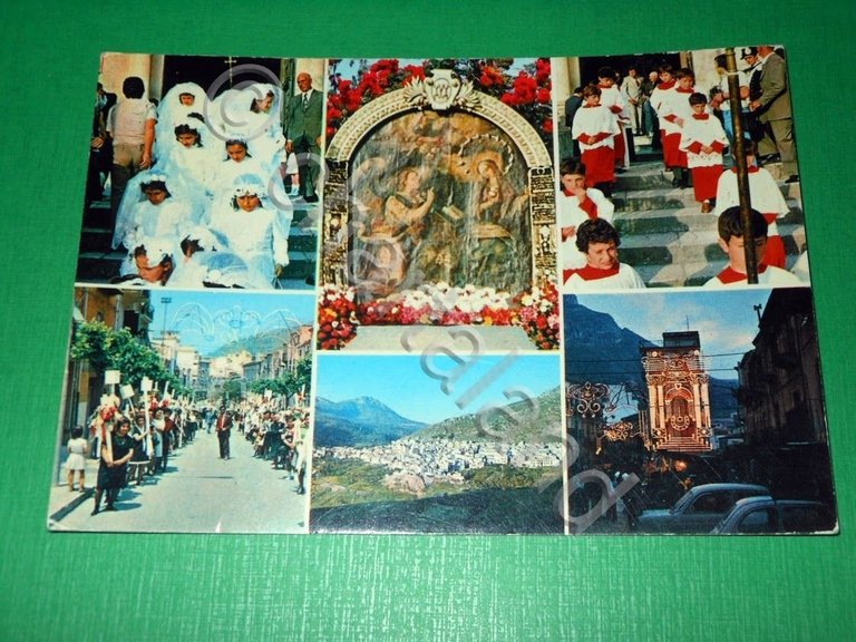 Cartolina Collesano ( Palermo ) - Festivita della Madonna dei …