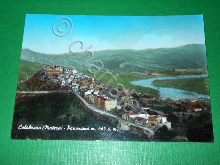 Cartolina Colobraro ( Matera ) - Panorama 1972