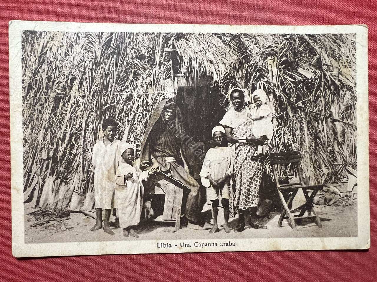 Cartolina Coloniale - Libia - Una Capanna araba - 1933