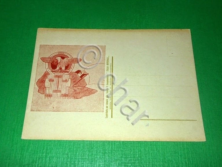 Cartolina Colonie - Italia Imperiale 1940 ca.