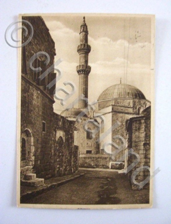 Cartolina Colonie Egeo Rodi - Moschea di Solimano 1936.