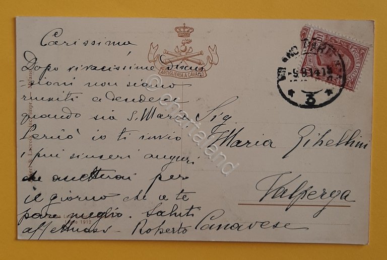 Cartolina Comandanti - Guy Volpini Olliveri Romagnoli Grimaldi - 1914