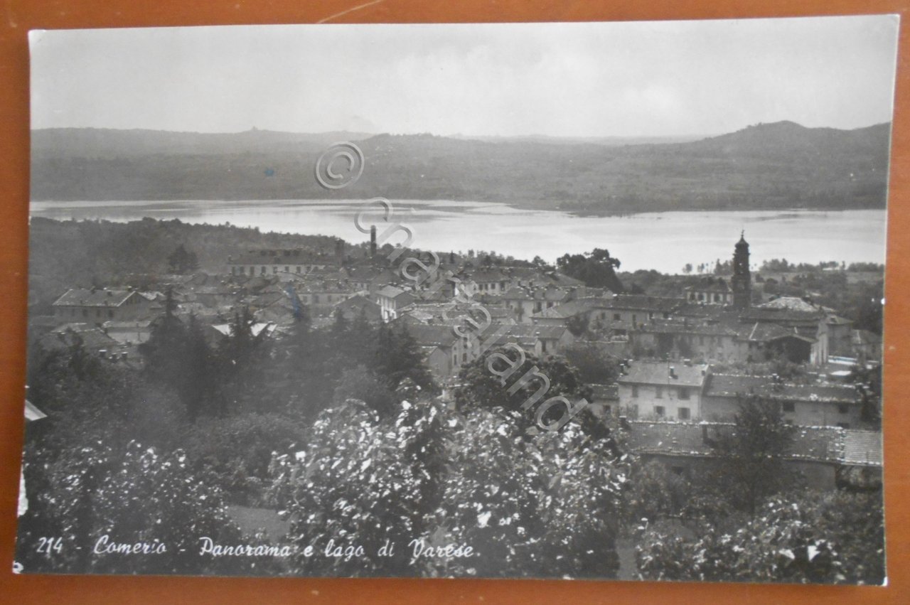 Cartolina Comerio (Lombardia) - Panorama e lago di Varese - …
