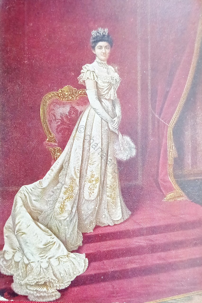 Cartolina Commemorativa - Landini - S. M. La Regina d'Italia …