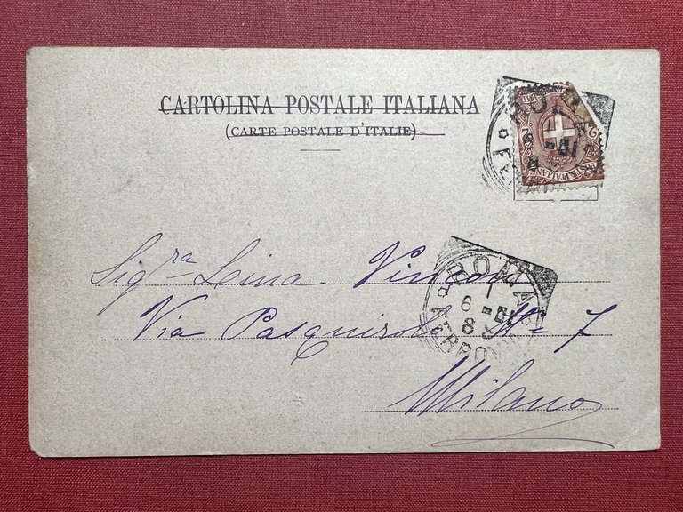Cartolina Commemorativa - Nascita di Iolanda Margherita di Savoia - …