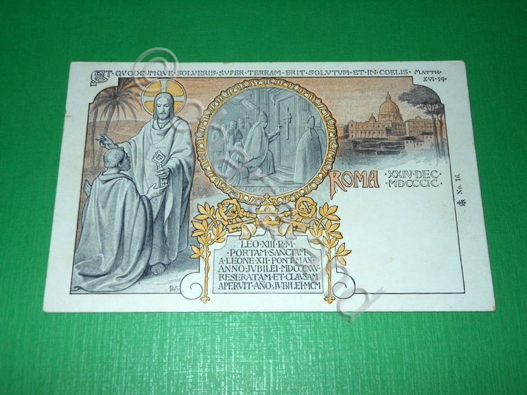 Cartolina Commemorativa - Roma 24 Dicembre 1899 | Immagine Gallery 2