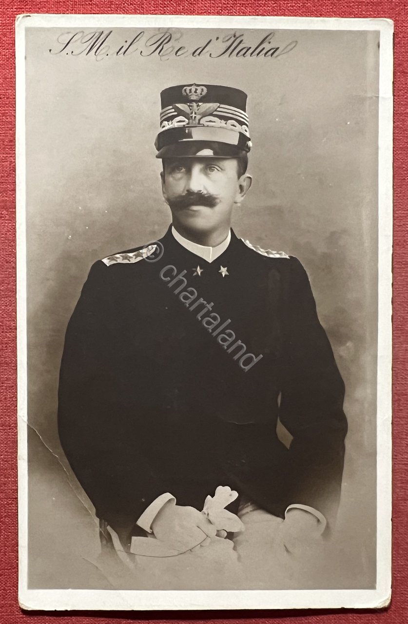 Cartolina Commemorativa - S. M. Il Re d'Italia - 1919