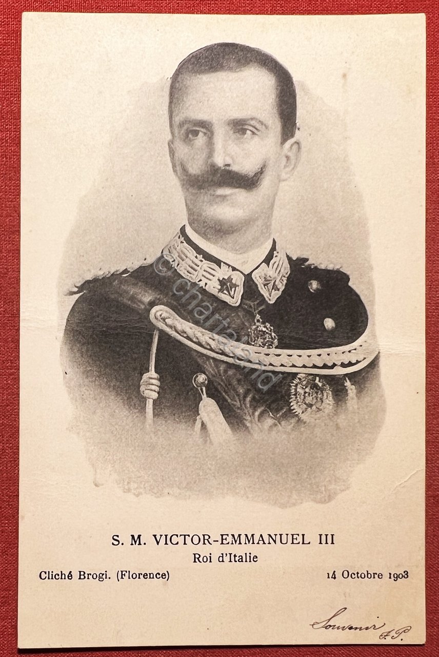 Cartolina Commemorativa - S. M. Victor-Emmanuel III - Roi d'Italie …
