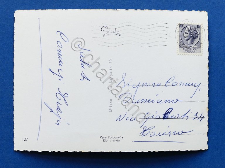 Cartolina Como - Il Porto - 1958.