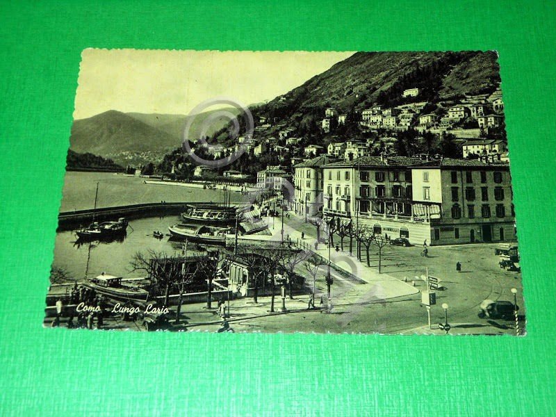 Cartolina Como - Lungo Lario 1955 ca.