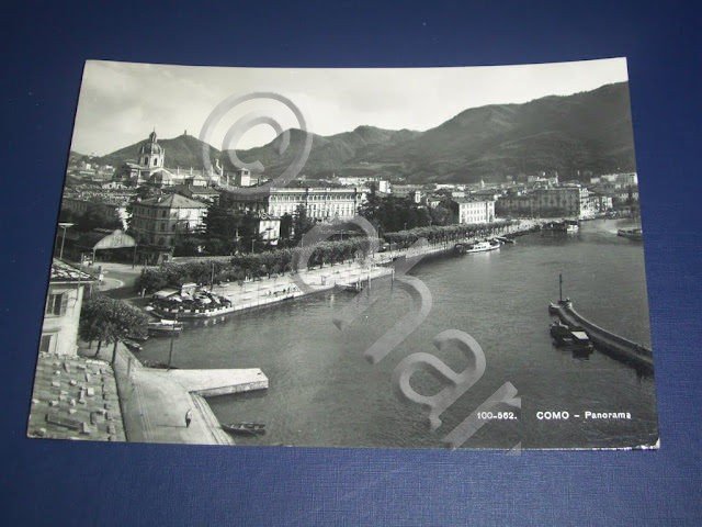 Cartolina Como - Panorama 1955 ca.