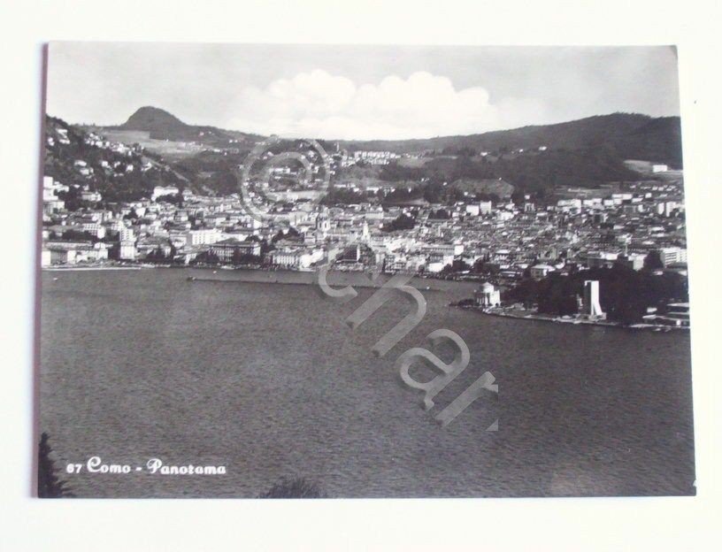 Cartolina Como - Panorama 1960.