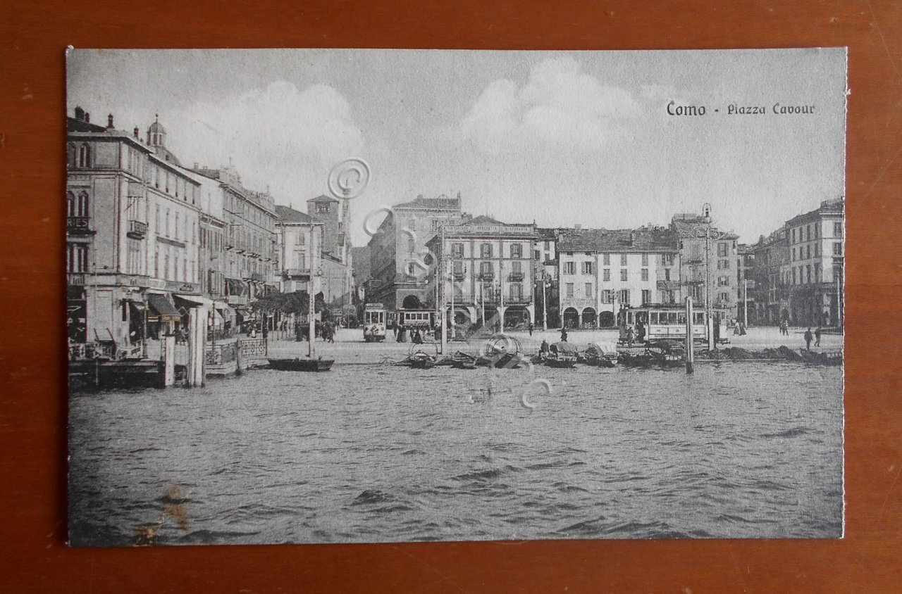 Cartolina Como - Piazza Cavour - 1930 ca.