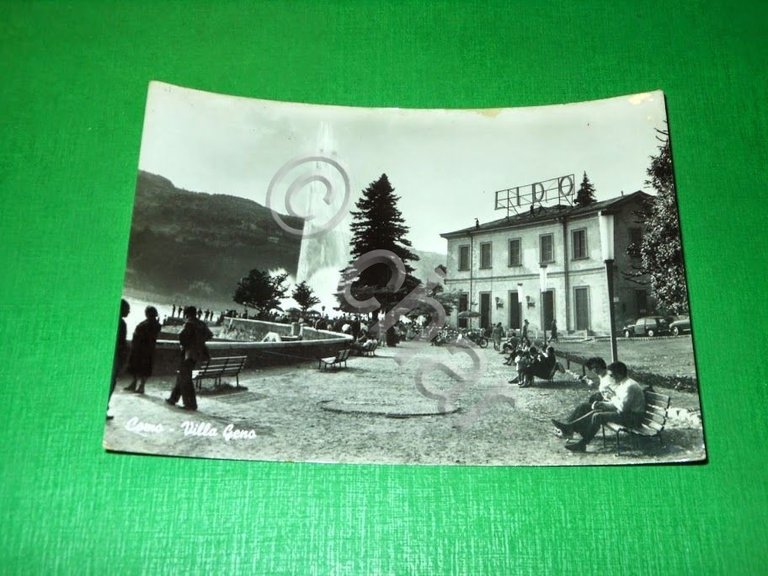 Cartolina Como - Villa Geno 1955 ca | Immagine Gallery 2
