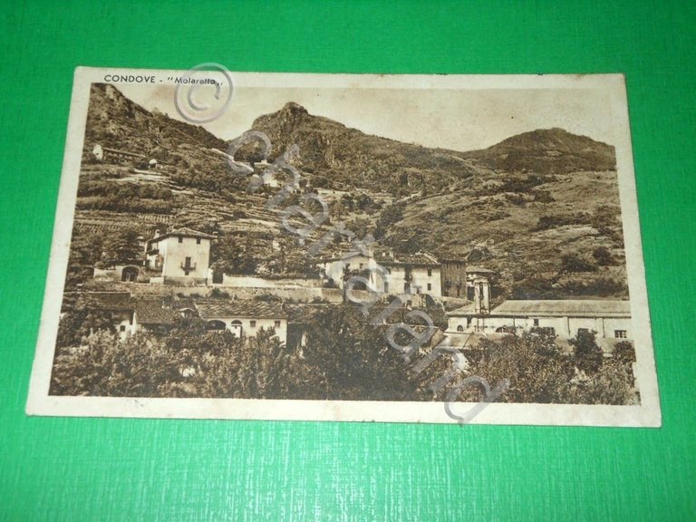 Cartolina Condove - Molaretto 1940.