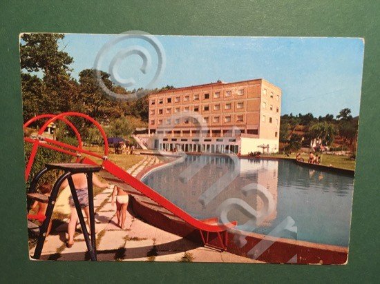 Cartolina Contursi - Parco Delle Querce Piscina - 1970 Ca.