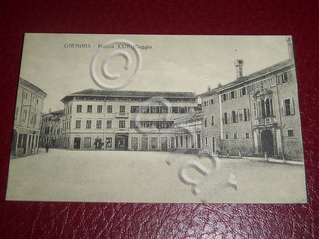 Cartolina Cormons - Piazza XXIV Maggio 1915 ca.