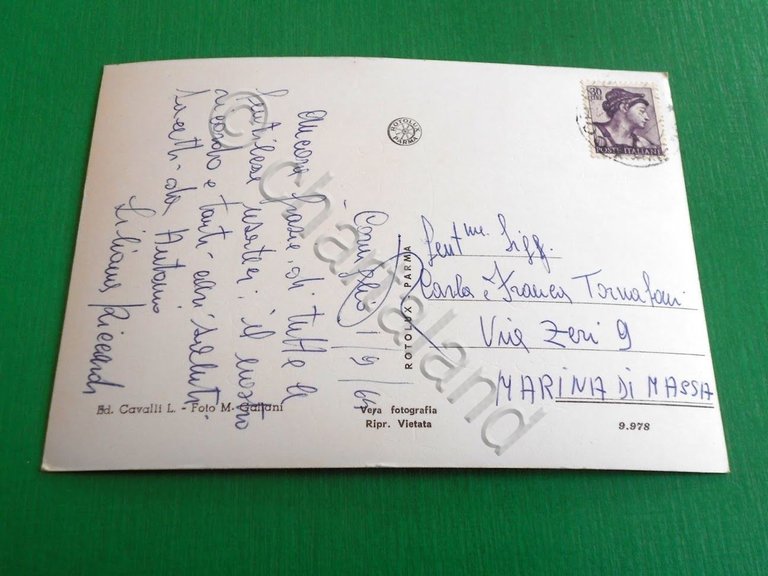 Cartolina Corniglio - Panorama 1964.