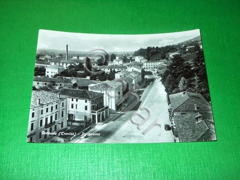 Cartolina Cornuda ( Treviso ) - Panorama 1959