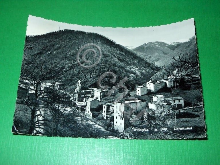 Cartolina Corsaglia - Panorama 1963